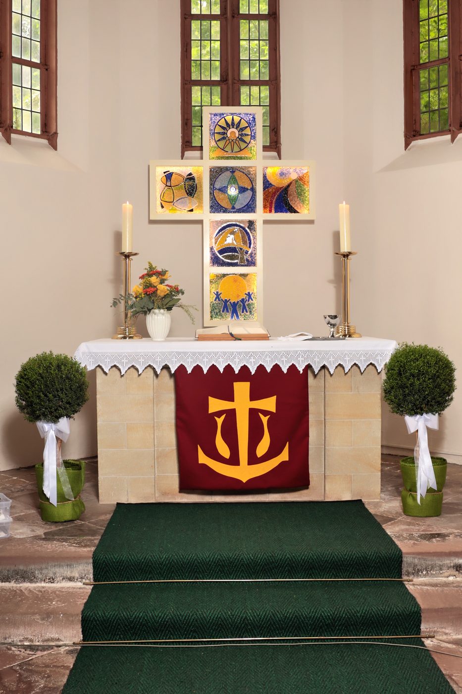 Altarraum zur Konfirmation