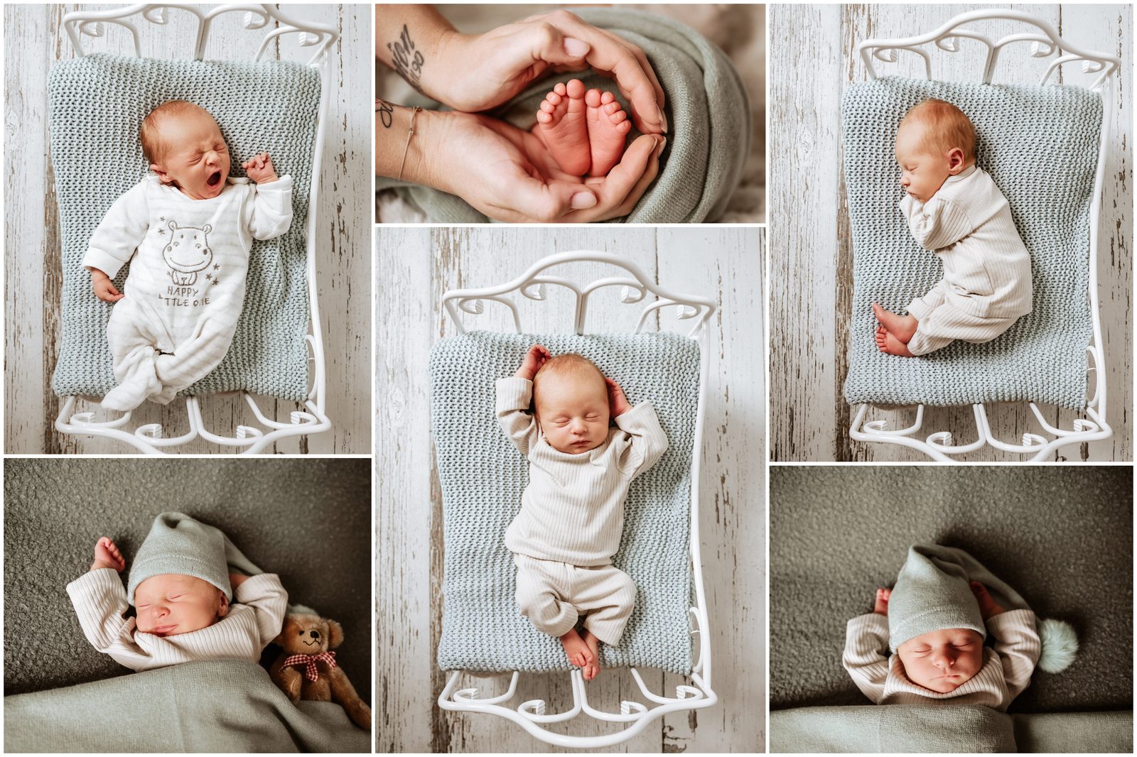 Newborn-Shooting im Fotostudio Duingen